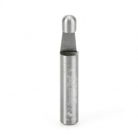 Amana 51202 Panel Pilot Bevel Trim 7 Degree x 1/4 D x 1/4 CH x 1/4 Shank x 1-1/2in Single Flute 51202-AMANA